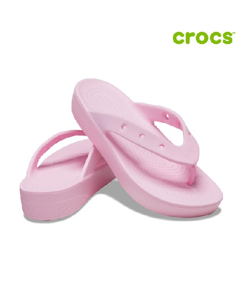 [크록스] 클래식 플랫폼 플립 여성샌들 207714-6S0 W6